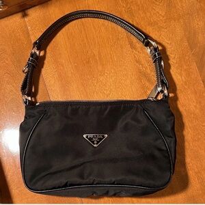 PRADA Tessuto NylonSport Mini Shoulder Bag
Black Handbag Purse